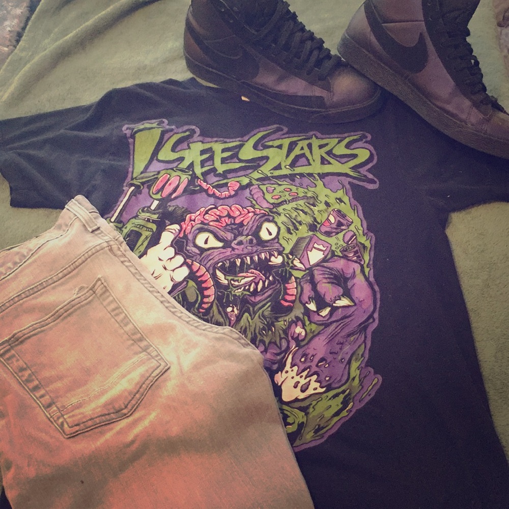 Black Band Tee- I See Stars